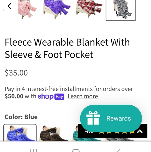 Wearable blanket - Picture 2 of 3